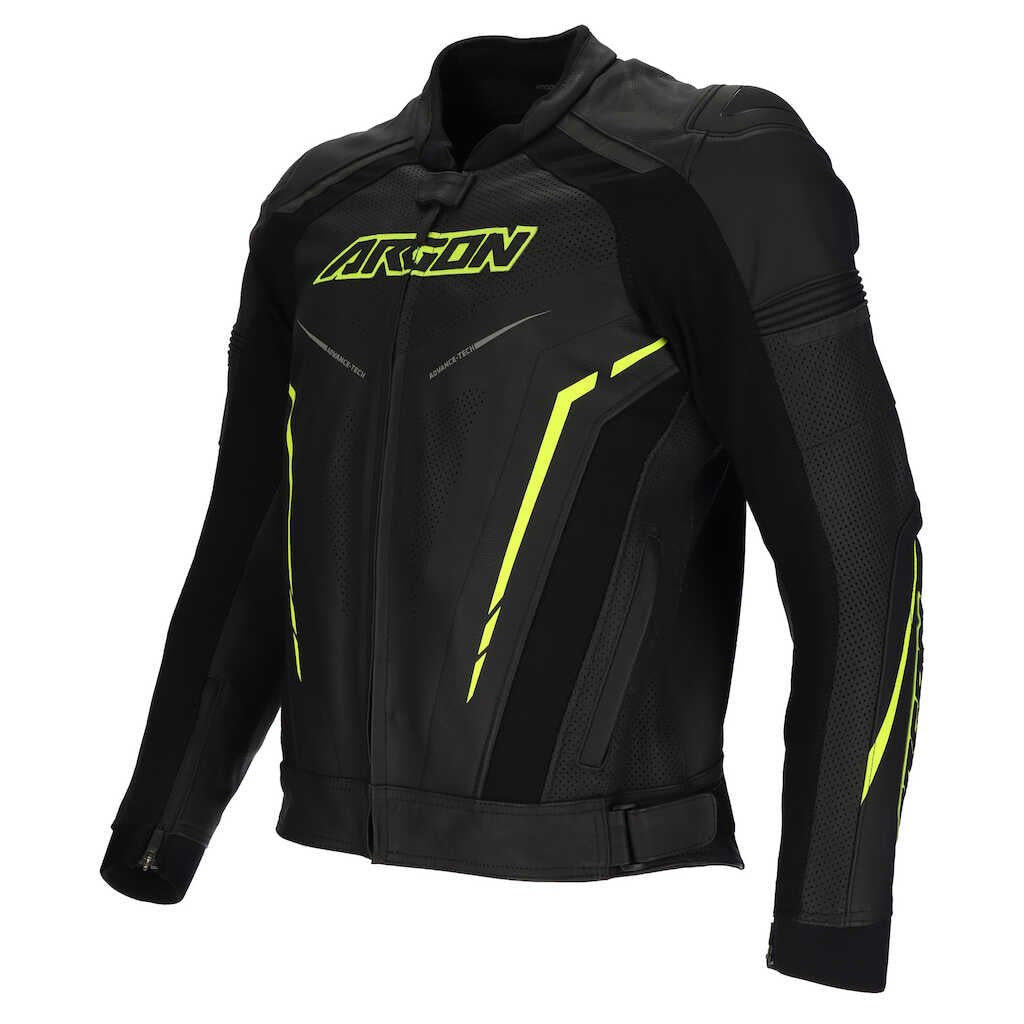 Argon Descent Perforated Jacket - BLK HI-VIS