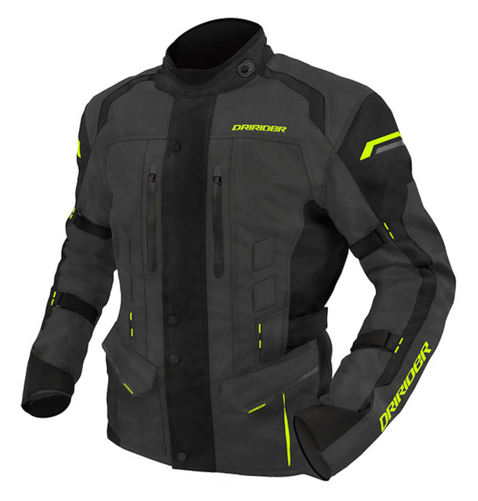 Dririder Compass 4 Jacket - GRY BLK HVS YEL