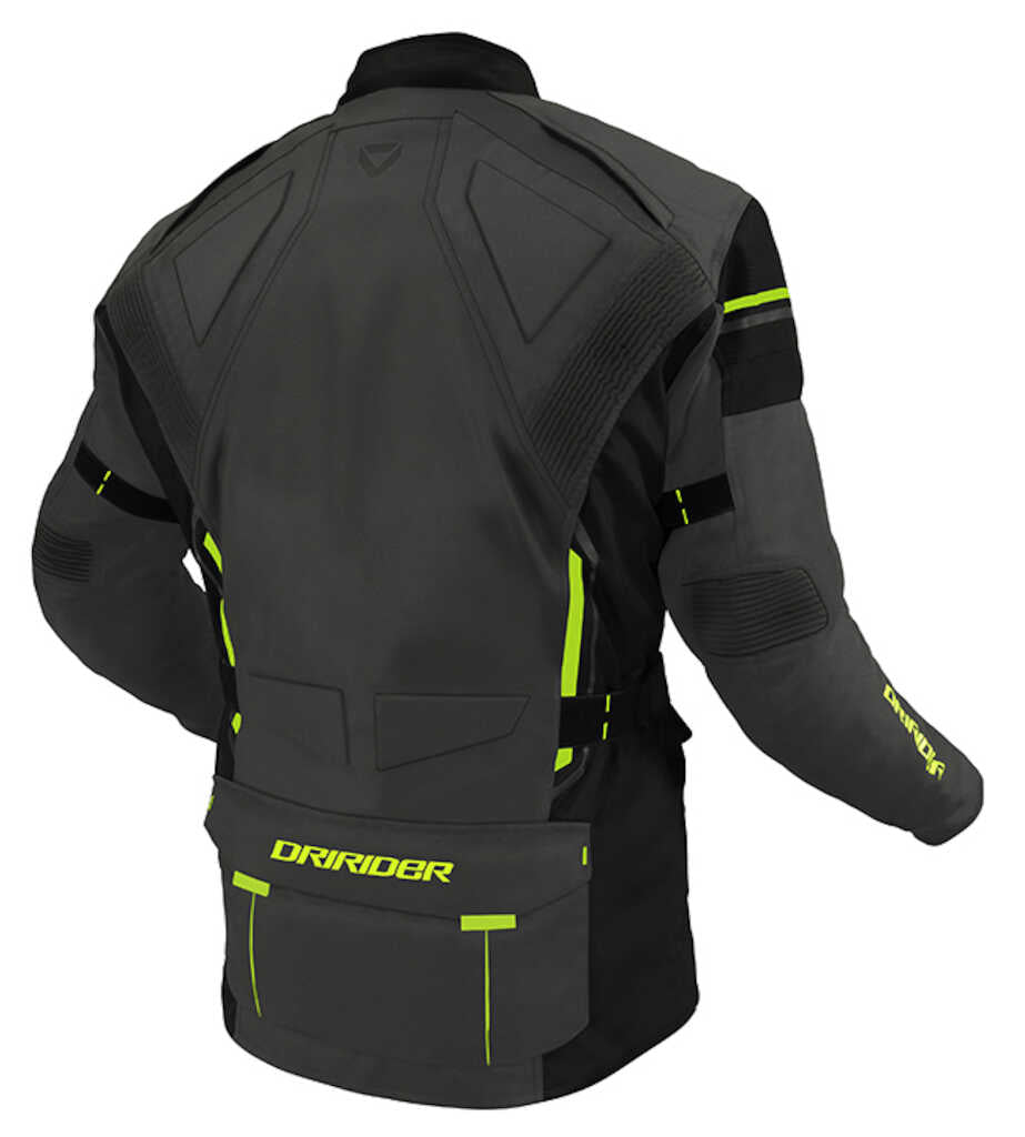 Dririder Compass 4 Jacket - GRY BLK HVS YEL