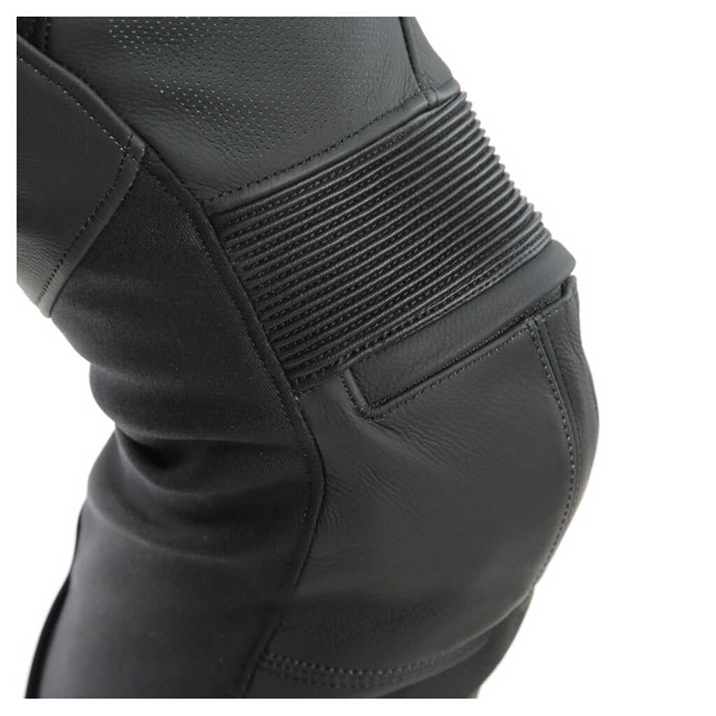 Dainese Pony 3 Perforated Leather Pants - BLACK-MATT