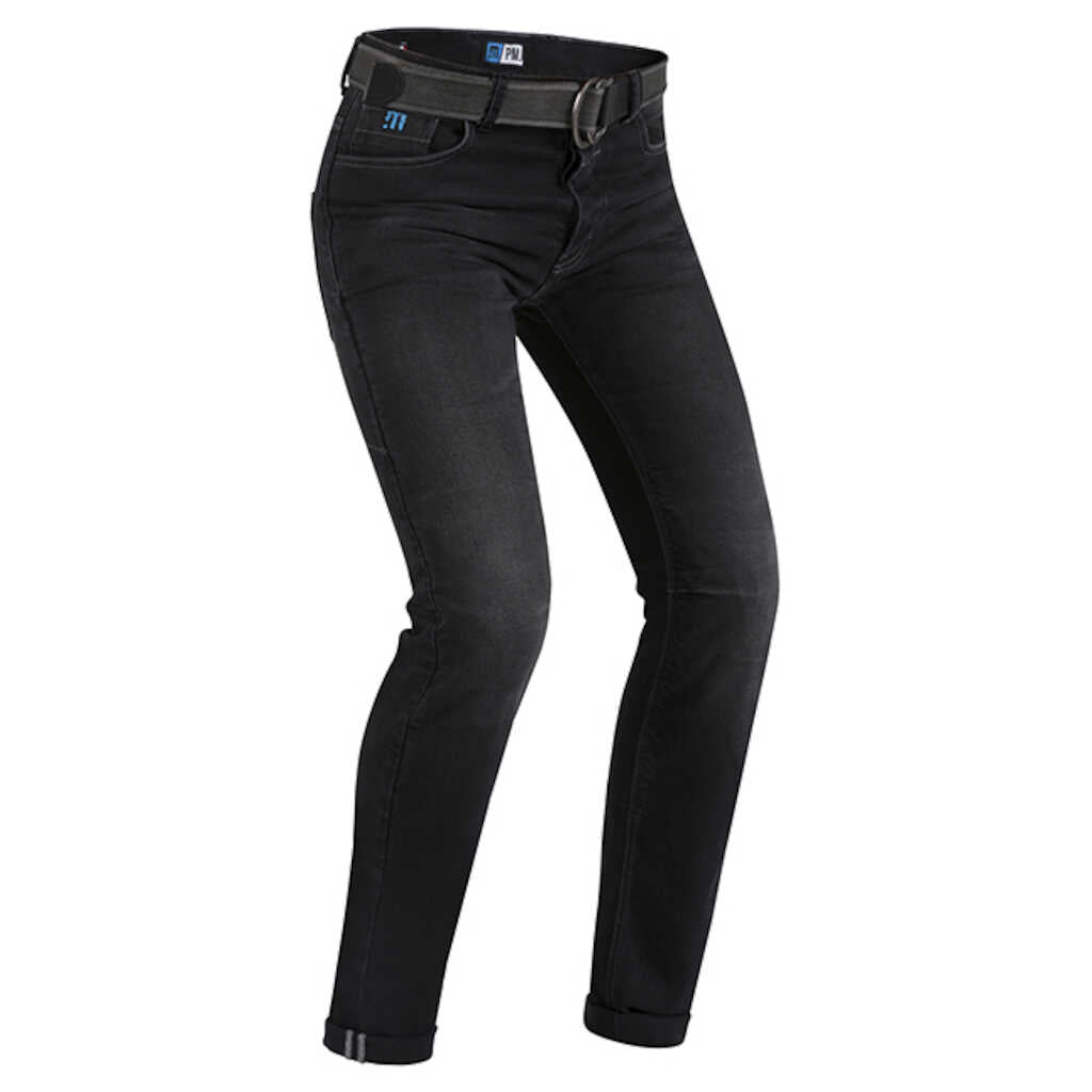 PMJ Caferacer Jeans - With Belt - BLACK