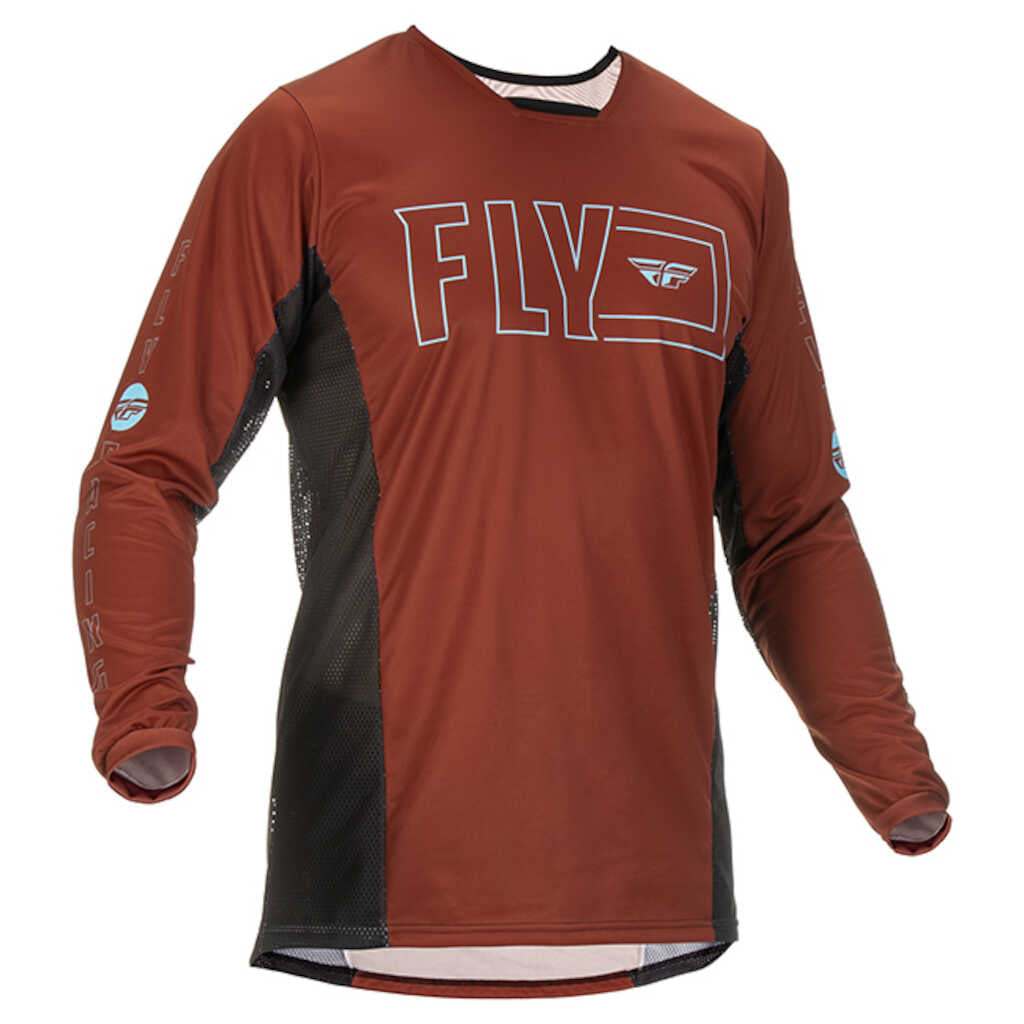 Fly Racing Legacy 2022 Kinetic MX Jersey - FUEL RUST BLK