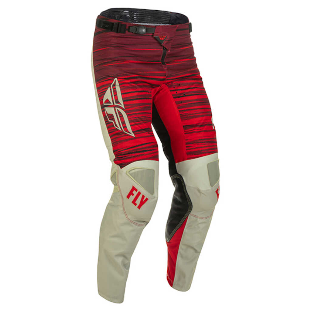 Fly Racing Legacy 2022 Kinetic MX Pants - WAVE LT.GRY RED