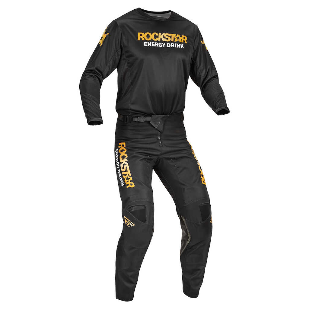 Fly Racing Legacy 2022 Kinetic MX Jersey - RSTAR BLK GLD