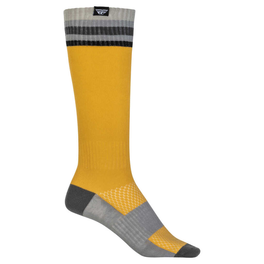 Fly Racing Socks - MX THIN YEL