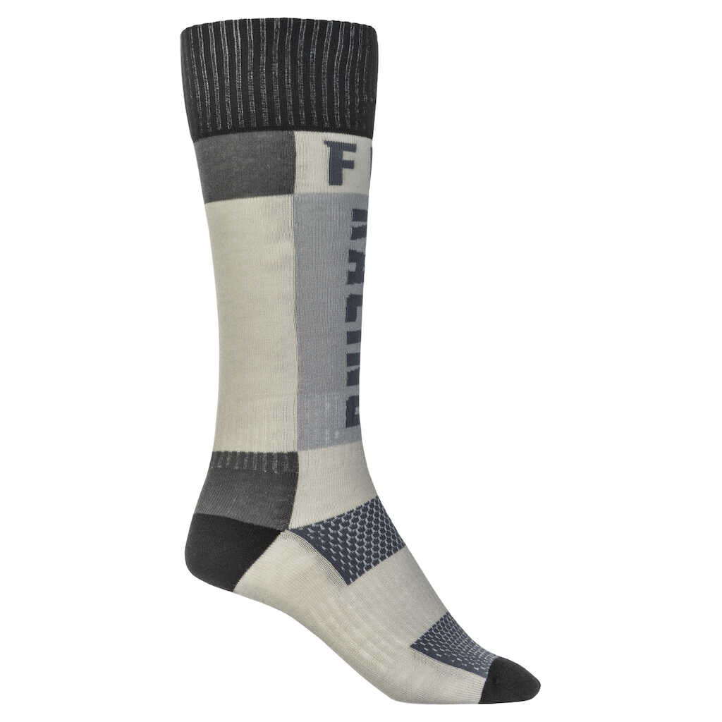 Fly Racing Socks - MX THICK GY BK