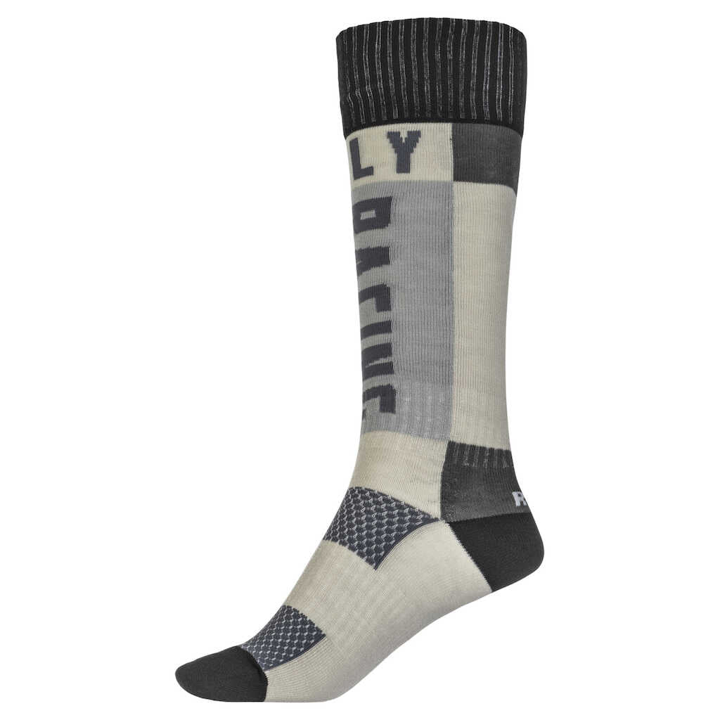 Fly Racing Socks - MX THICK GY BK