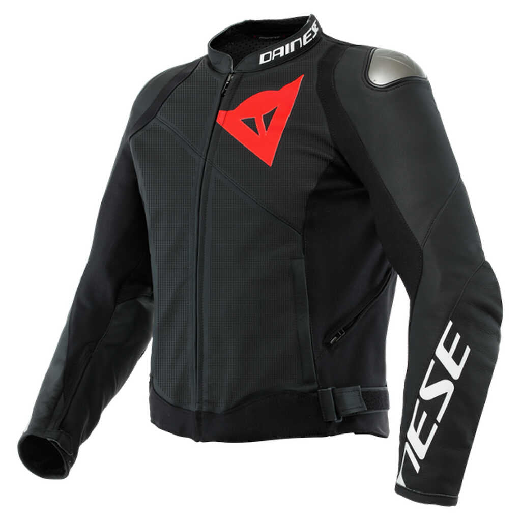 Dainese Sportiva Perforated Leather Jacket - BK-M/BK-M/BK-M