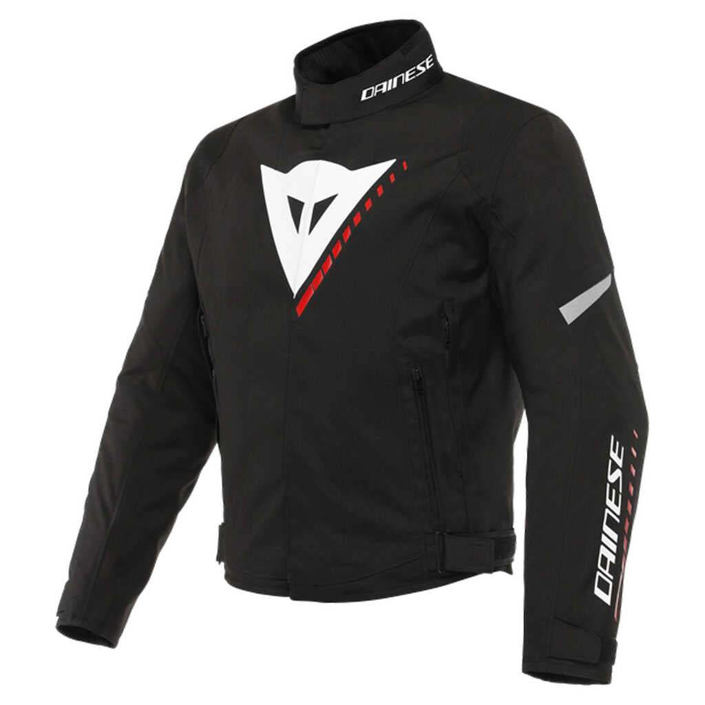 Dainese Veloce D-Dry Jacket - BK/WHT/LAVA-RED