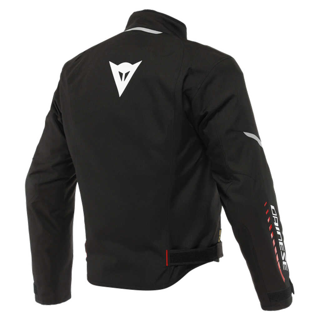 Dainese Veloce D-Dry Jacket - BK/WHT/LAVA-RED