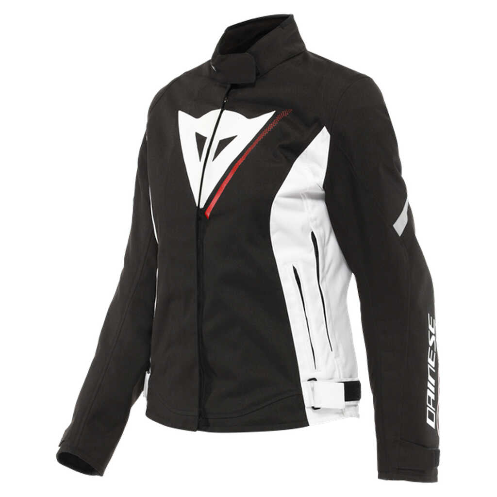 Dainese Veloce D-Dry Jacket - Ladies - BK/WHT/LAVA-RED