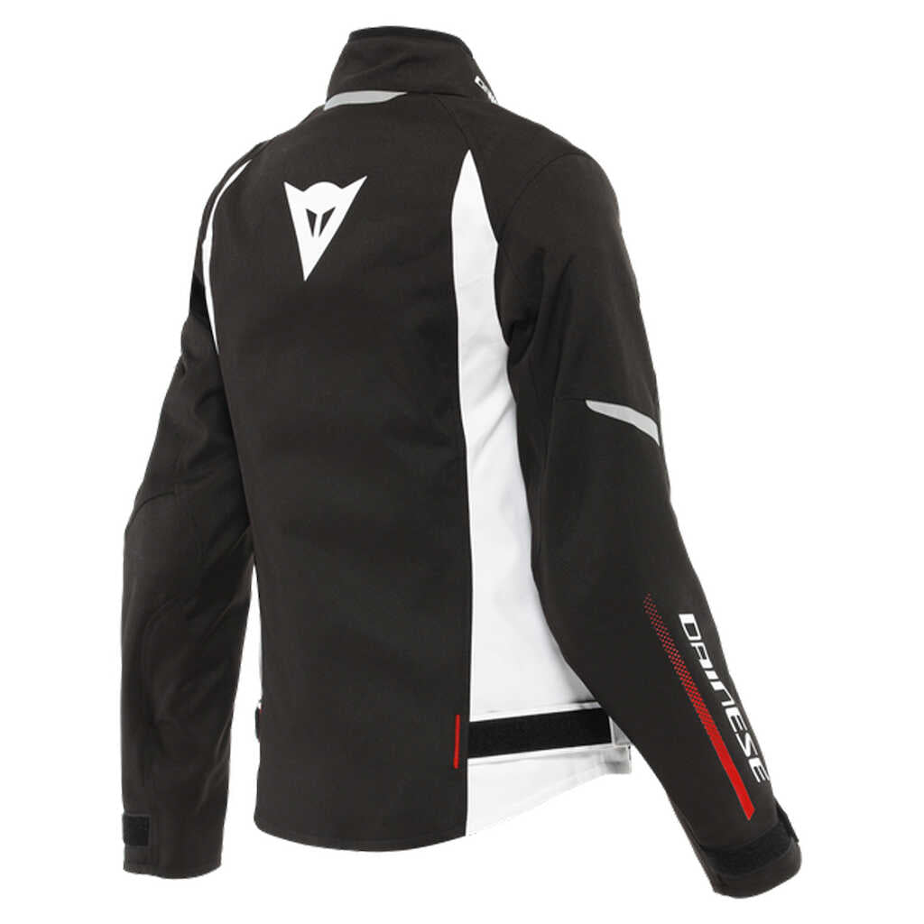 Dainese Veloce D-Dry Jacket - Ladies - BK/WHT/LAVA-RED