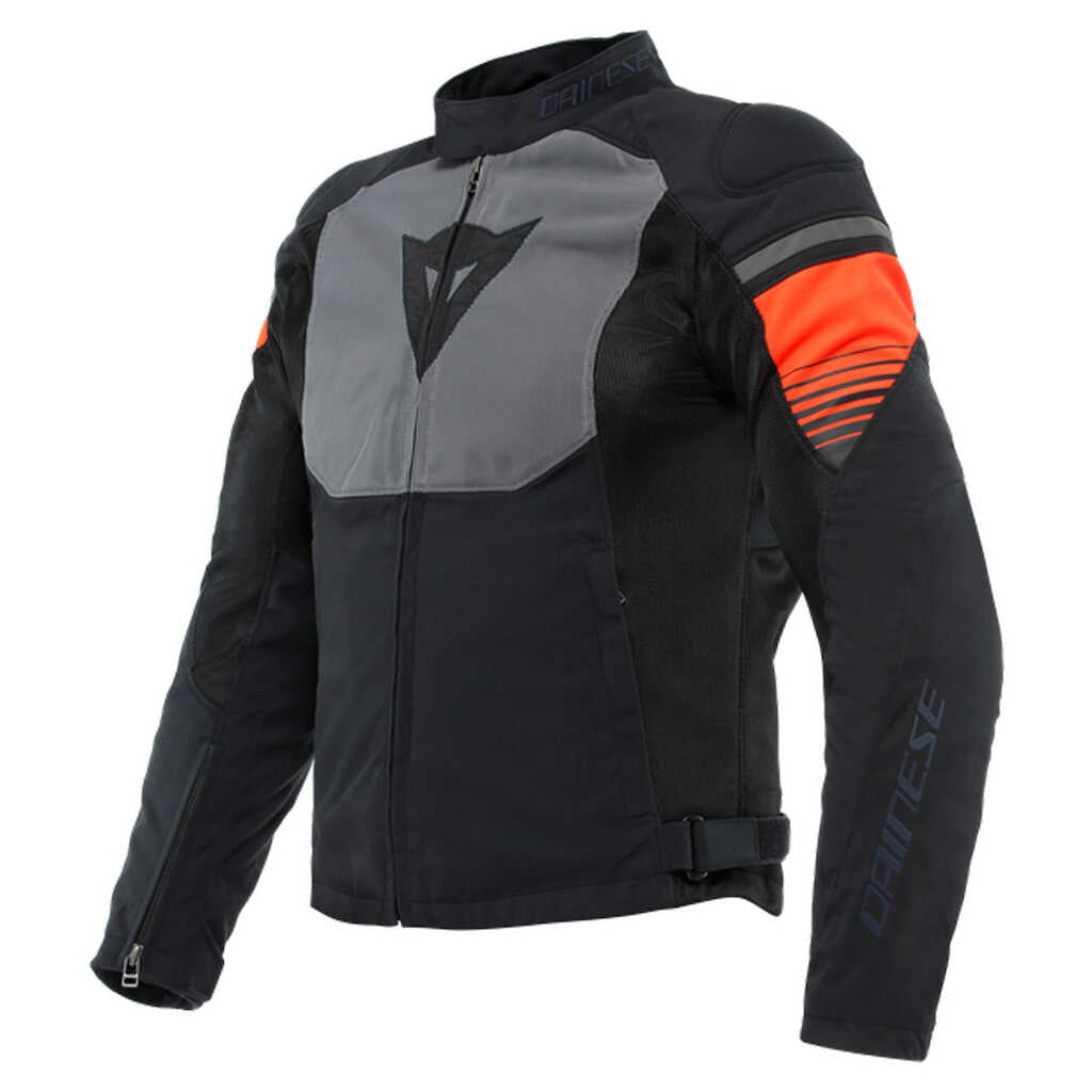 Dainese Air Fast Tex Jacket - BLK/GRY/FL-RED