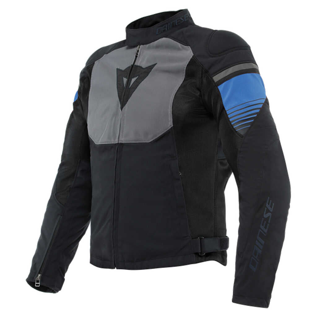 Dainese Air Fast Tex Jacket - BLK/GRY/RAC-BLU