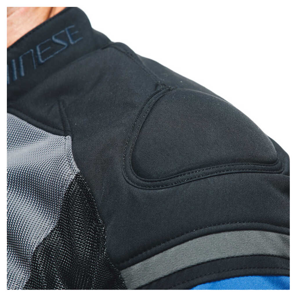 Dainese Air Fast Tex Jacket - BLK/GRY/RAC-BLU