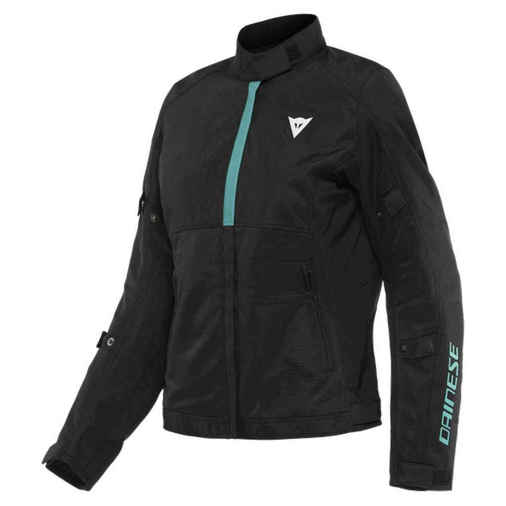 Dainese Risoluta Air Tex Jacket - Ladies - BLK/AQUA-GRN