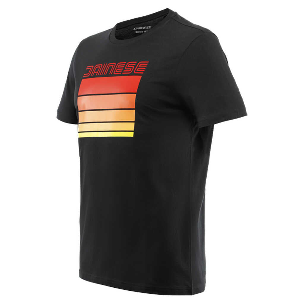 Dainese Casualwear - STRIPES T BK/RD