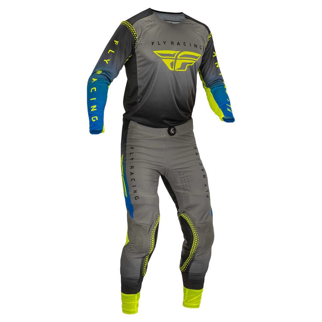 Fly Racing Legacy 2023 Lite MX Pants - GRY BLU HVS