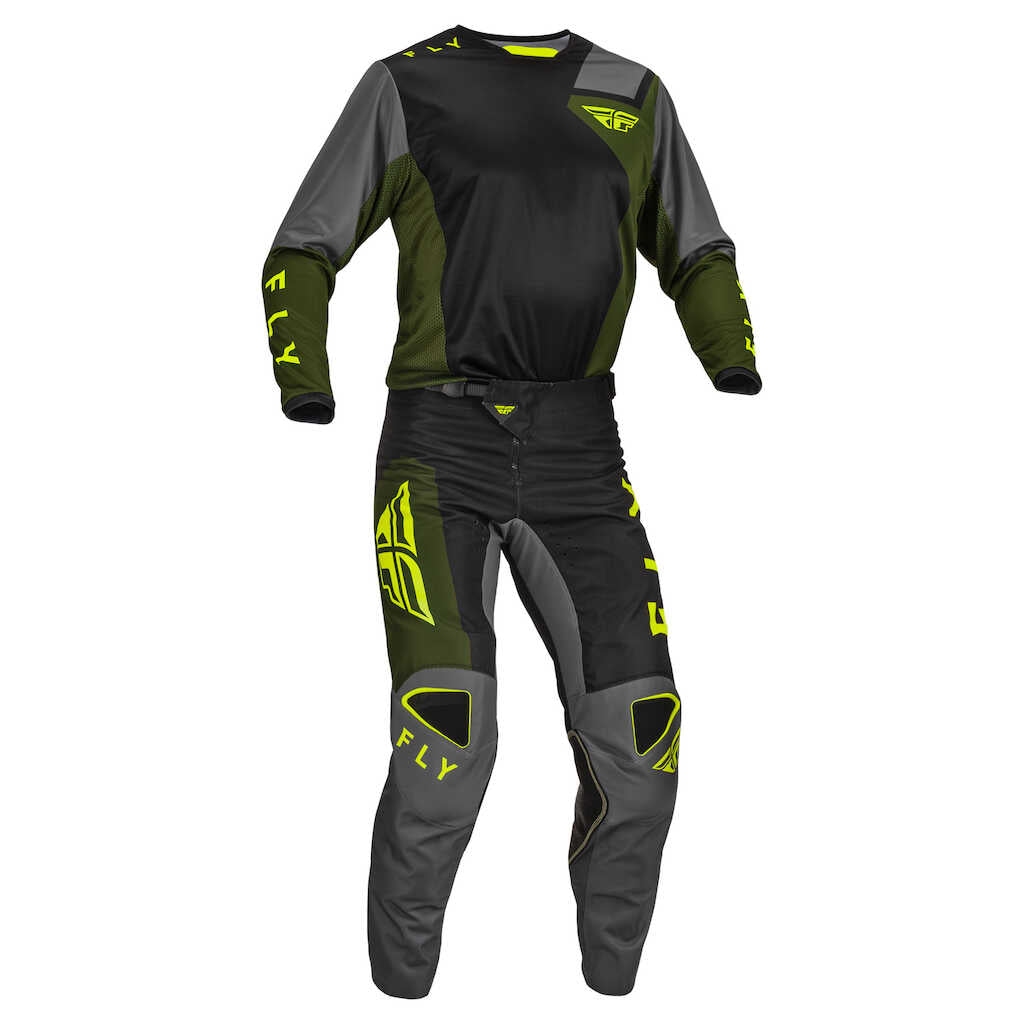 Fly Racing Legacy 2023 Kinetic MX Jersey - JET B OLV.GN HV