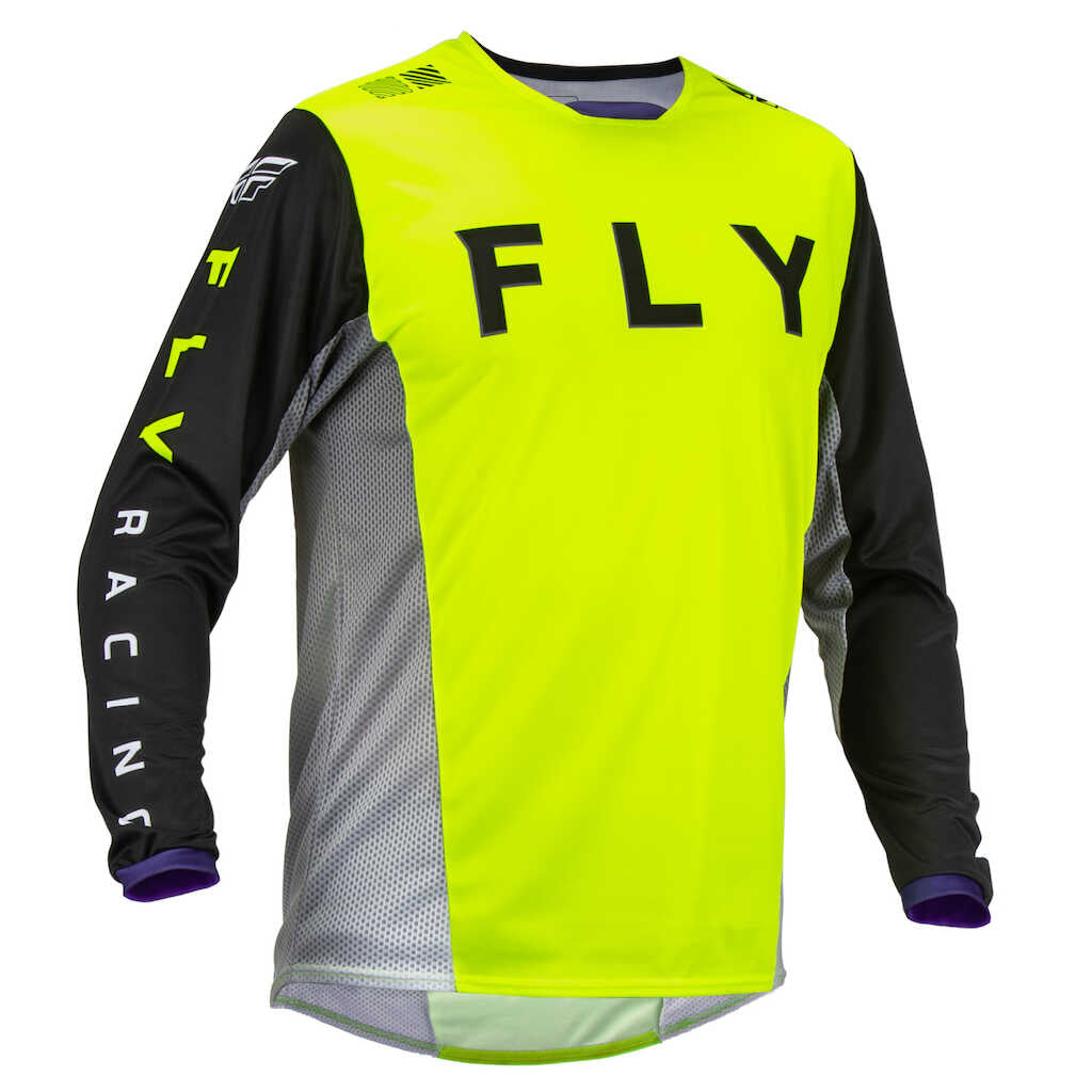 Fly Racing Legacy 2023 Kinetic MX Jersey - KORE HVS BLK