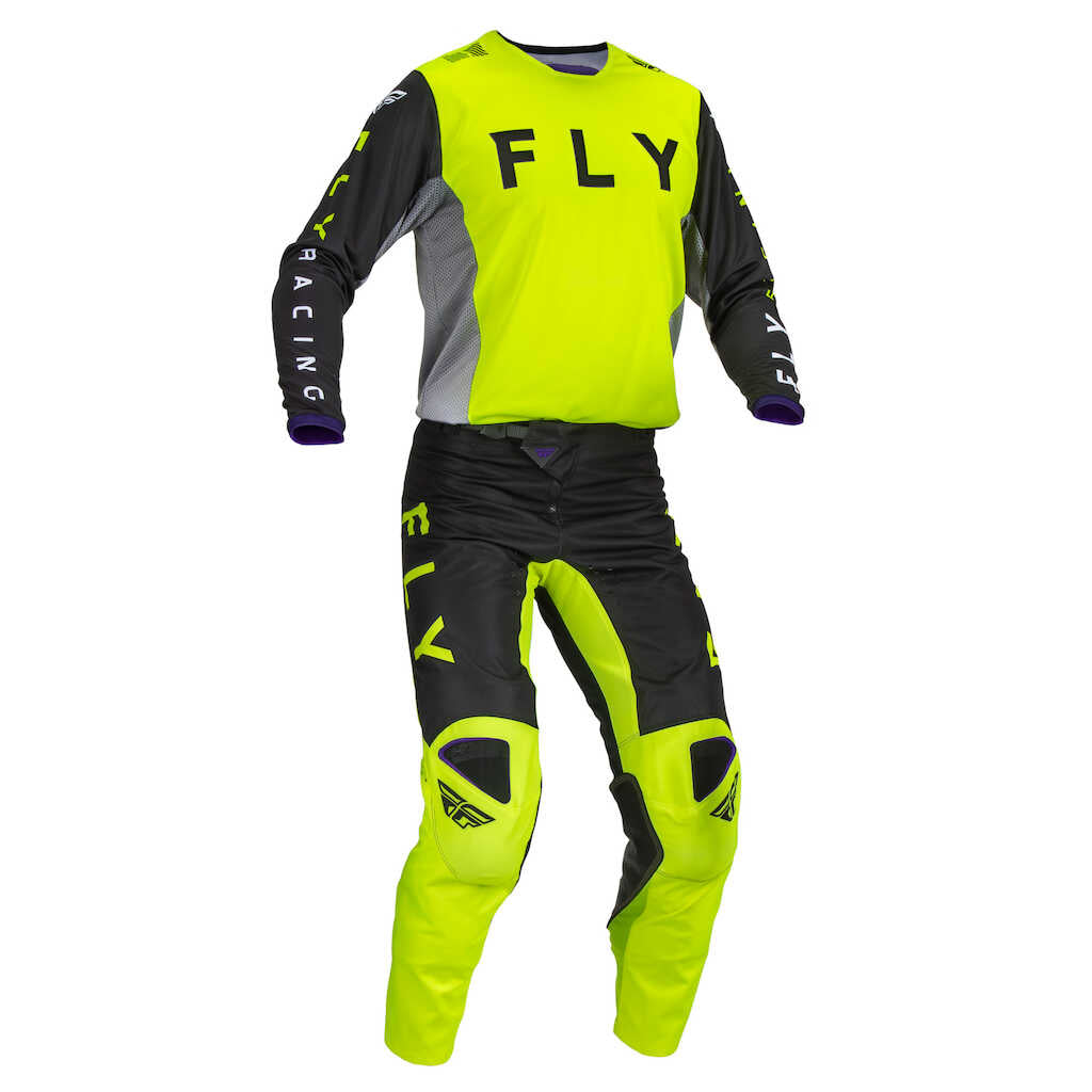 Fly Racing Legacy 2023 Kinetic MX Jersey - KORE HVS BLK