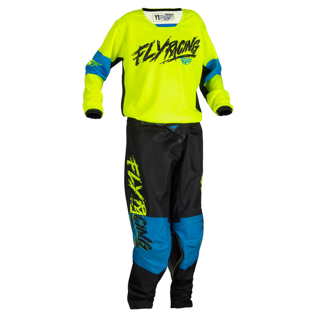 Fly Racing Legacy 2023 Kinetic MX Pants - KHAOS HV BK CYN