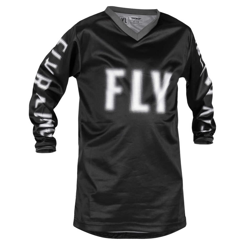 Fly Racing Legacy 2023 F-16 MX Jersey - BLK WHT