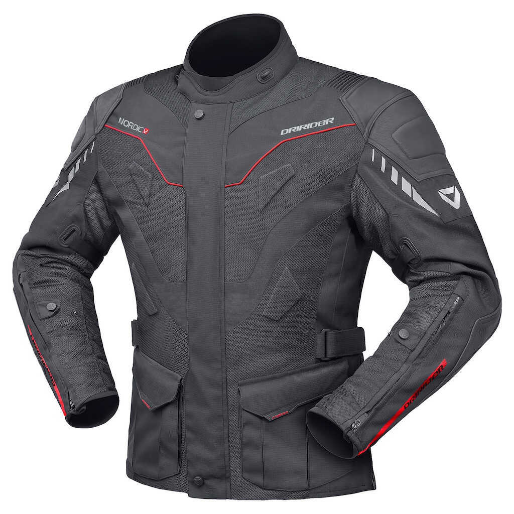 Dririder Nordic V Airflow Jacket - BLK / BLK