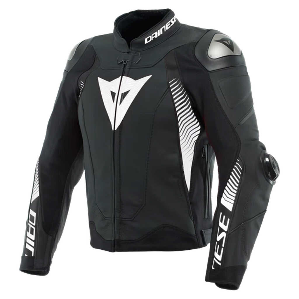 Dainese Super Speed 4 Leather Jacket - BLK-MT/WHT