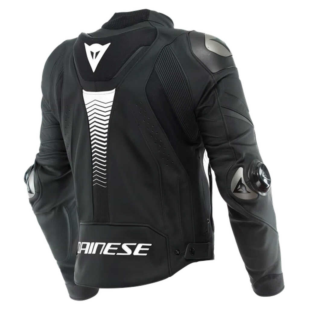 Dainese Super Speed 4 Leather Jacket - BLK-MT/WHT