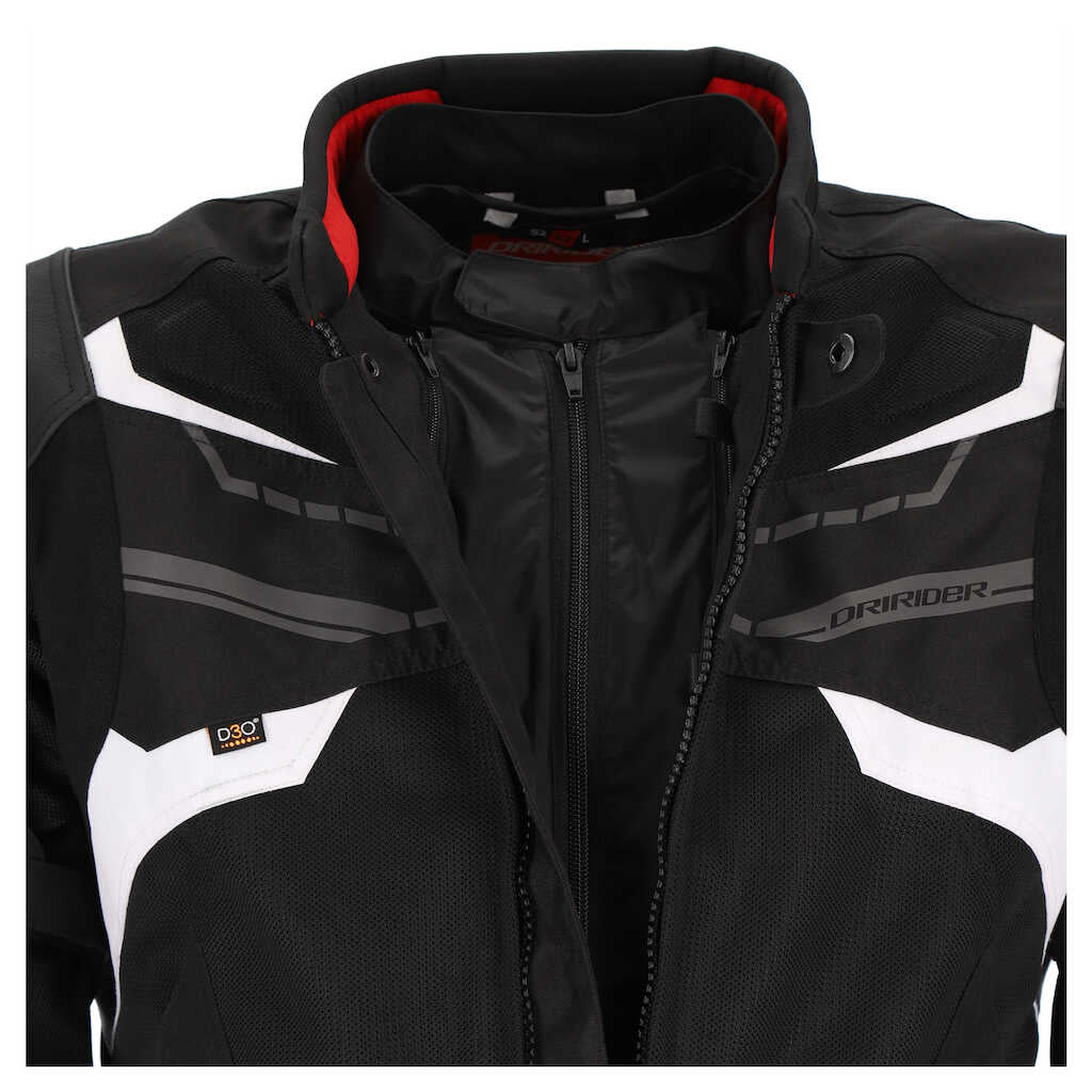 Dririder Climate Control Exo 4 Jacket - BLK / WHT