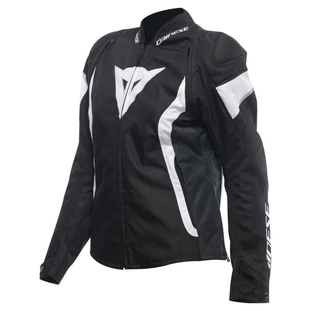 Dainese Avro 5 Textile Jacket - Ladies - BLK/WHT/BLK