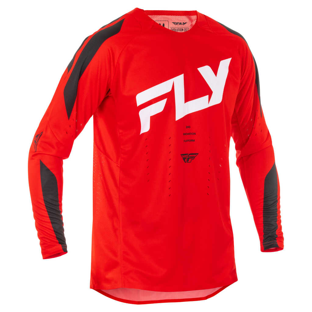 Fly Racing 2025 Evolution MX Jersey - RED WHT BLK