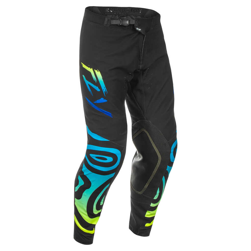 Fly Racing 2025 Evolution S.E. MX Pants - ZEN BLK BLU YEL