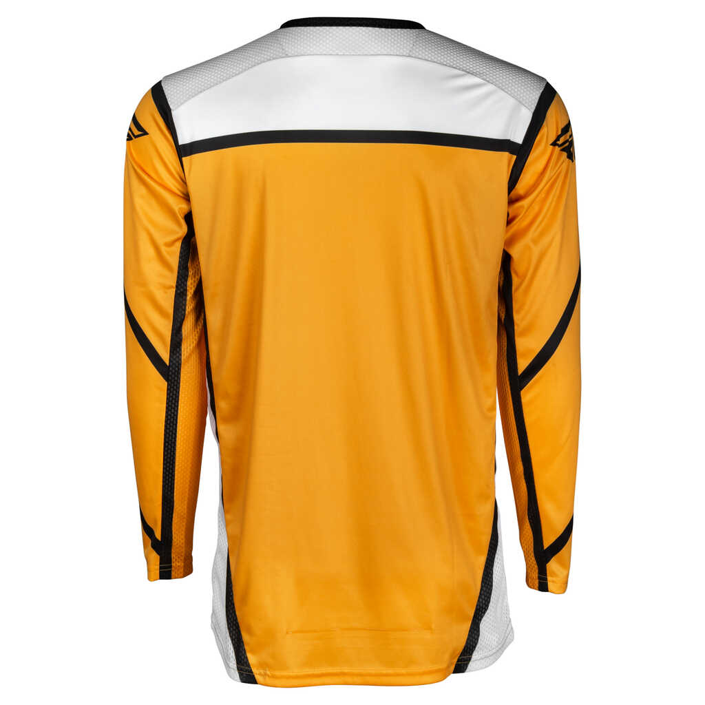 Fly Racing 2025 Lite MX Jersey - WHT BLK MUSTARD