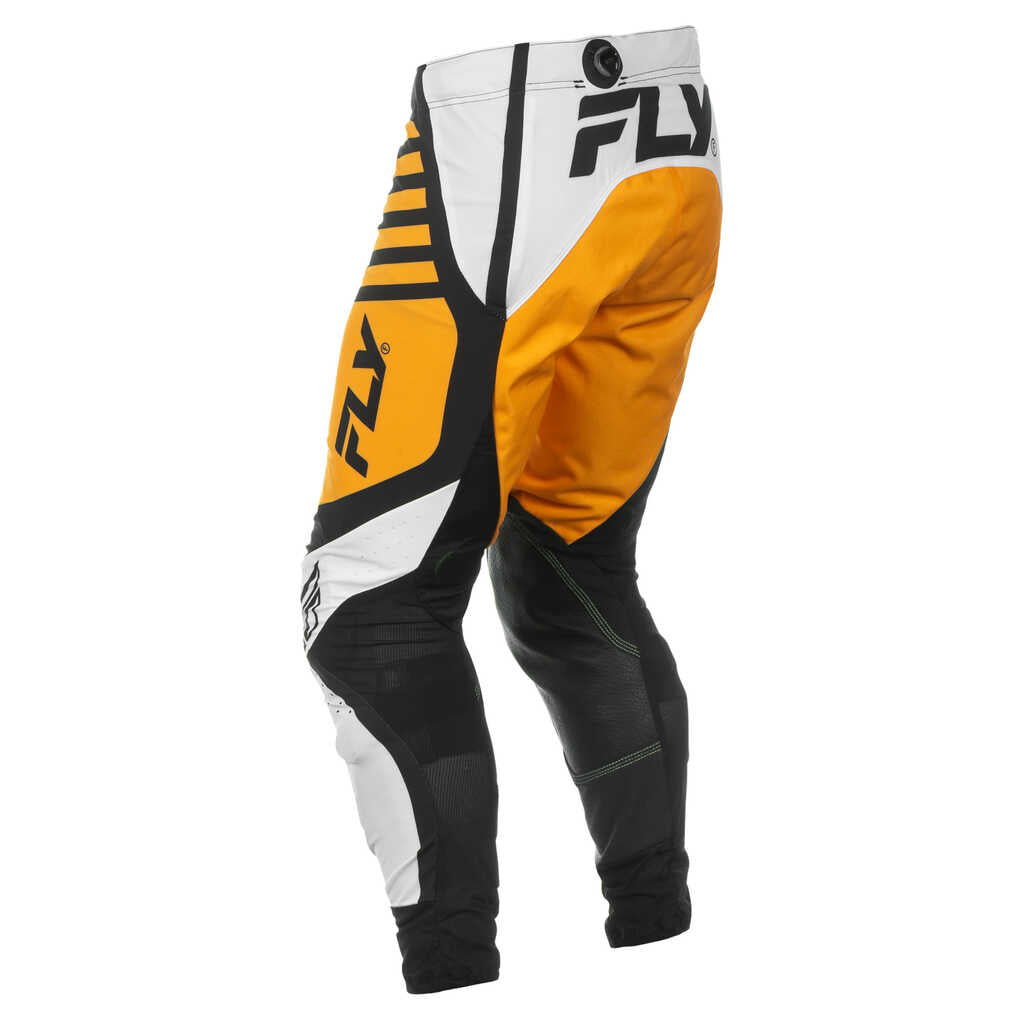 Fly Racing 2025 Lite MX Pants - WHT BLK MUSTARD