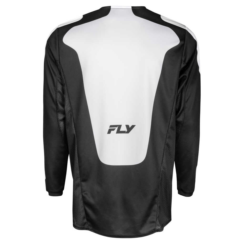 Fly Racing 2025 Kinetic MX Jersey - SYM BLK WHT