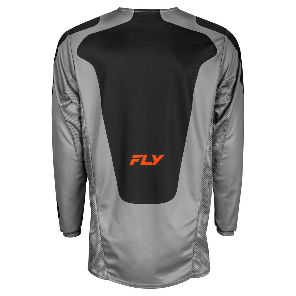 Fly Racing 2025 Kinetic MX Jersey - SYM GRY ORG BLK