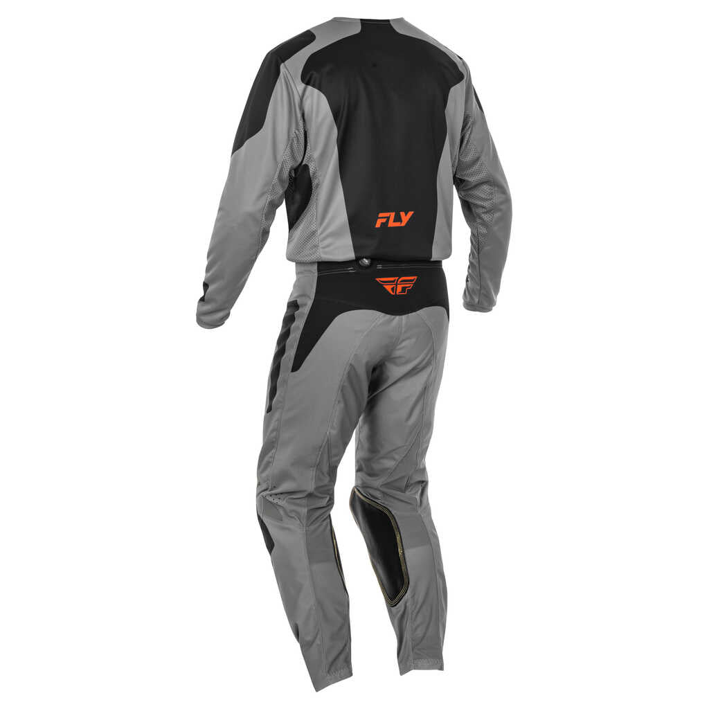 Fly Racing 2025 Kinetic MX Jersey - SYM GRY ORG BLK