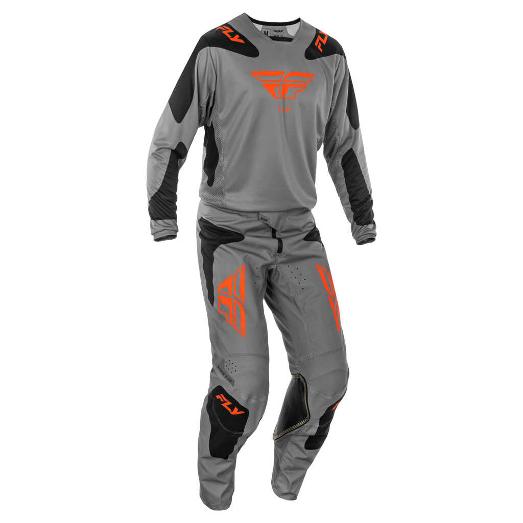 Fly Racing 2025 Kinetic MX Pants - SYM GRY ORG BLK