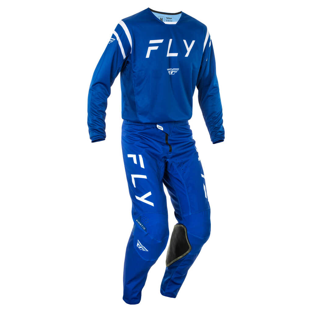 Fly Racing 2025 Kinetic MX Pants - CENTER NVY WHT