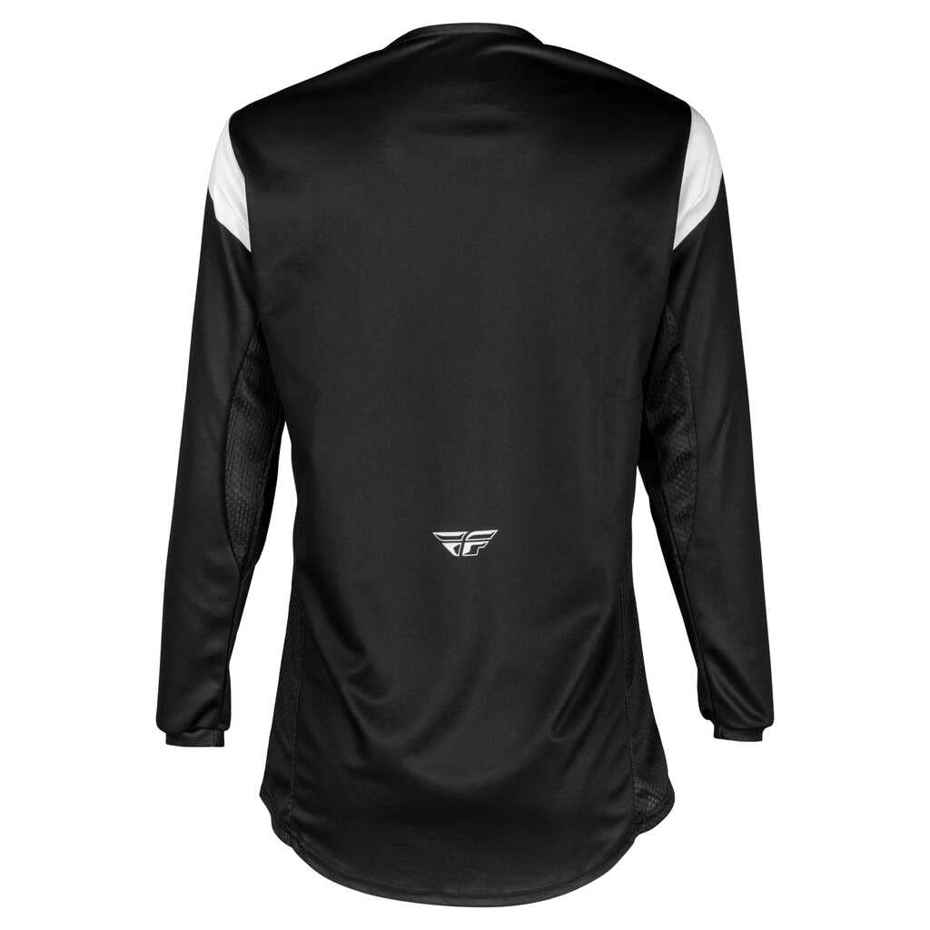 Fly Racing 2025 Kinetic MX Jersey - STOKE BLK WHT