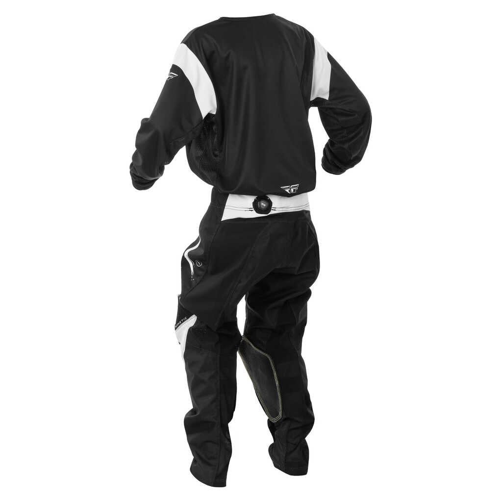 Fly Racing 2025 Kinetic MX Jersey - STOKE BLK WHT