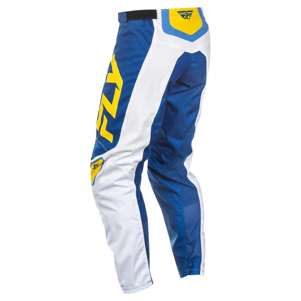 Fly Racing 2025 F-16 MX Pants - WHT DK.BLU YEL