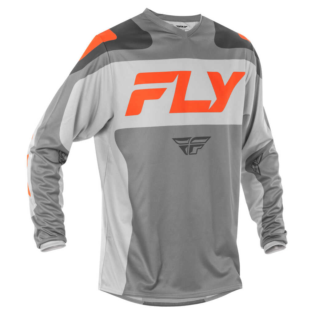 Fly Racing 2025 F-16 MX Jersey - GRY ORG