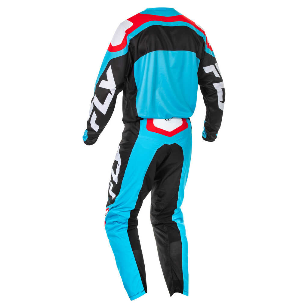 Fly Racing 2025 F-16 MX Jersey - CYAN BLU WHT