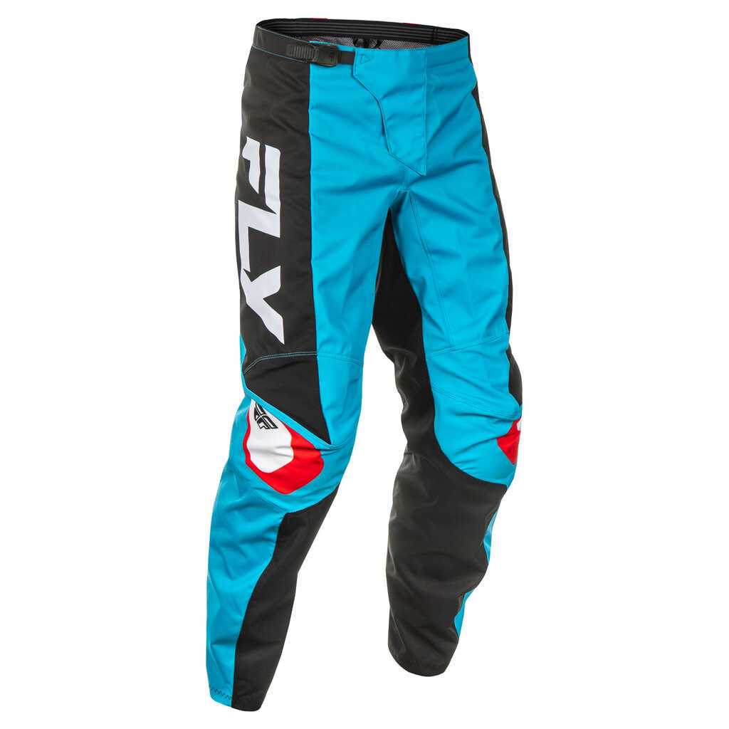 Fly Racing 2025 F-16 MX Pants - CYAN BLU WHT