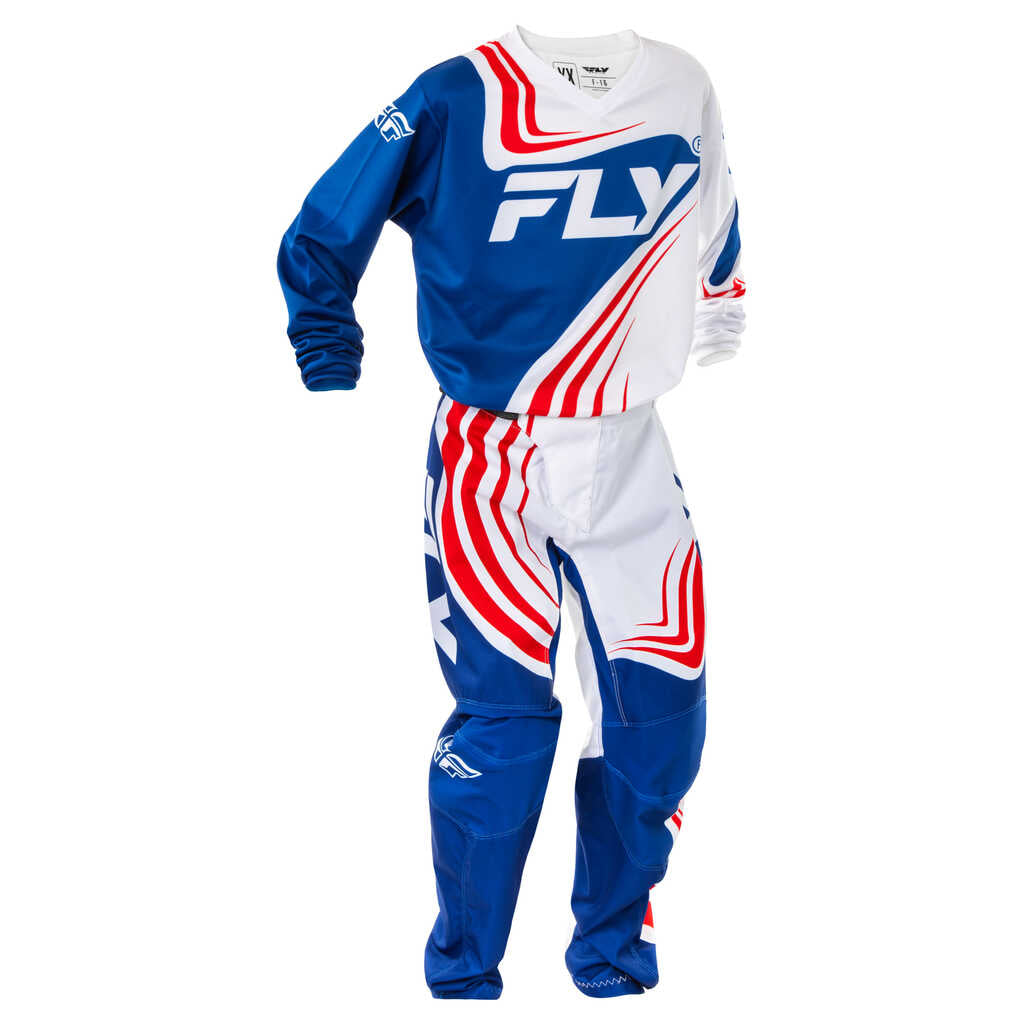 Fly Racing 2025 F-16 MX Jersey - RED WHT BLU