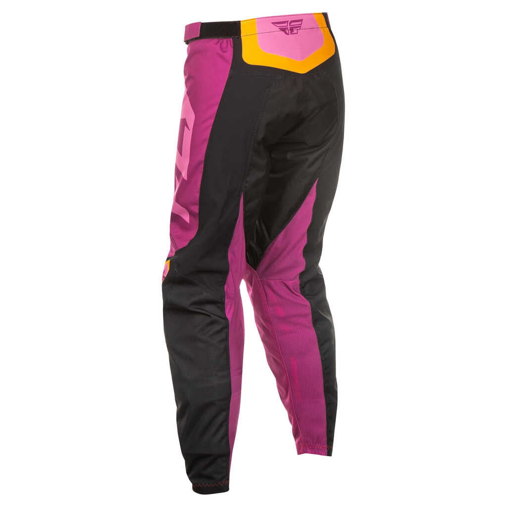 Fly Racing 2025 F-16 MX Pants - BLK MAUVE YEL