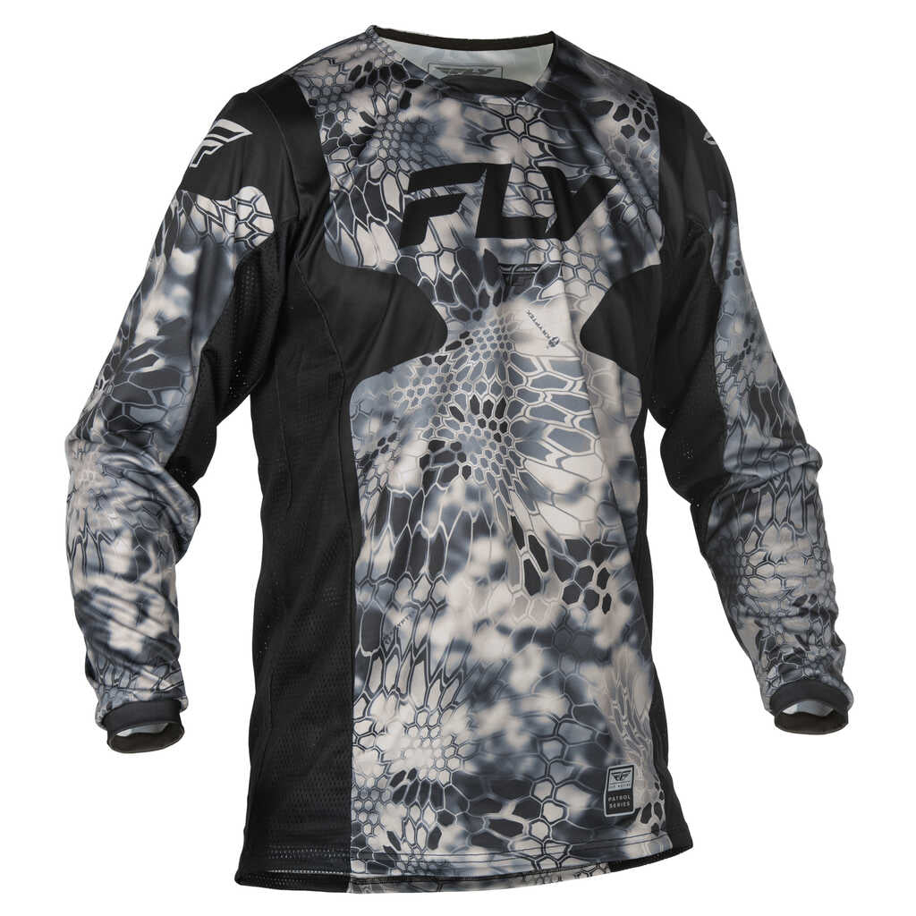 Fly Racing 2025 Patrol Off-Road Jersey - KRYPTEK GRY BLK